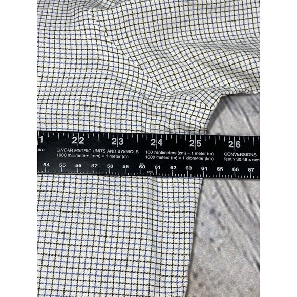 Ralph Lauren Mens Long Sleeve Check Yarmouth Button Down Shirt Black Blue‎ Read - Picture 6 of 9